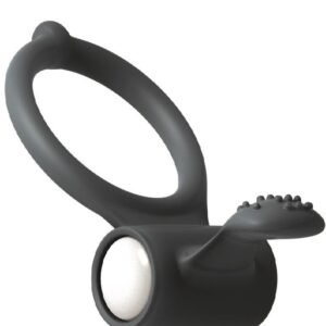 Cockring Vibrant Dorcel Power Clit - Noir