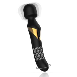 Stimulateur vibromasseur Dual Orgasms - Noir et Or