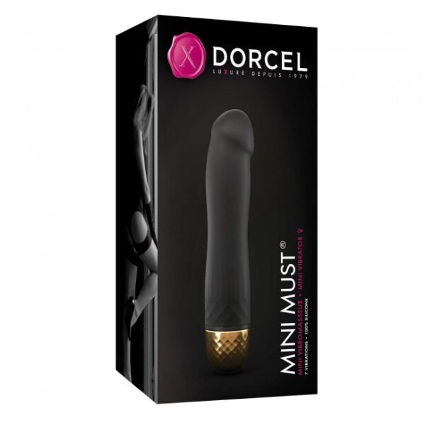 Vibromasseur Dorcel Must Mini 12,5 cm - Noir et Or – Image 4