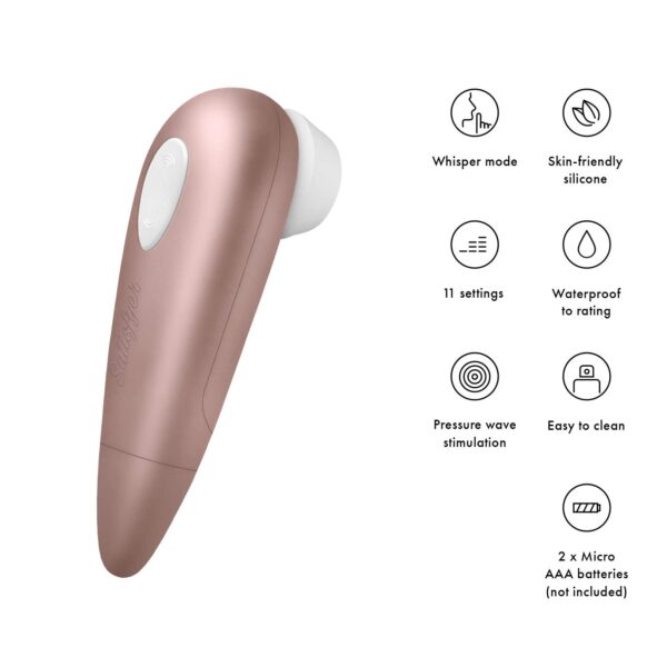 Stimulateur Satisfyer Number One - Or rose – Image 7