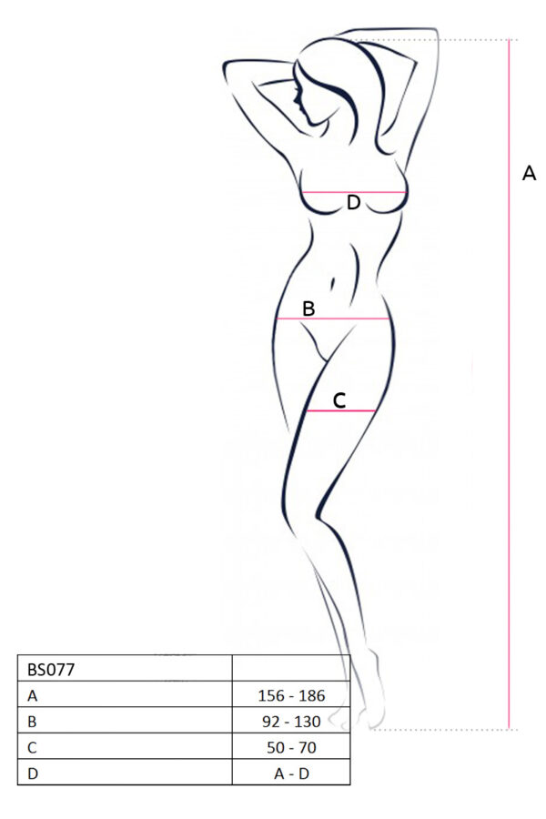 BS077W Bodystocking - Blanc – Image 4