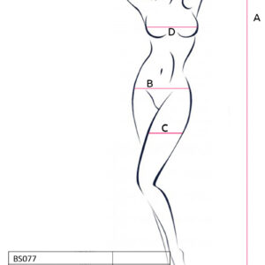 BS077B Bodystocking - Noir