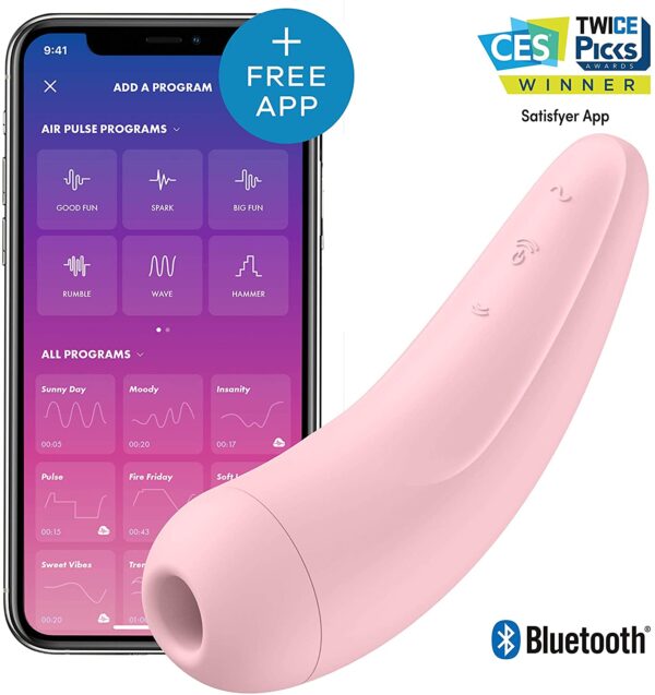 Curvy 2+ - Rose Stimulateur connecté Satisfyer