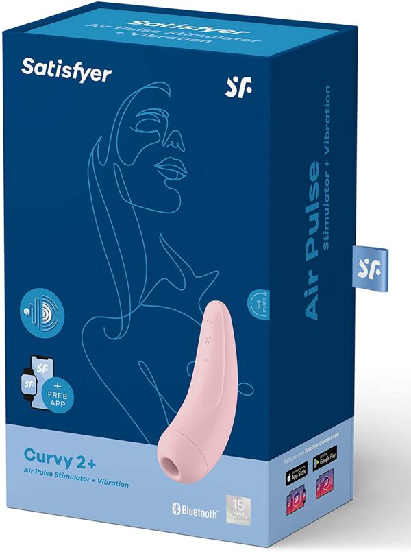 Curvy 2+ - Rose Stimulateur connecté Satisfyer – Image 8