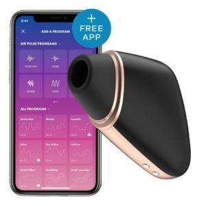 Stimulateur connecté Satisfyer Love Triangle - Noir et Or
