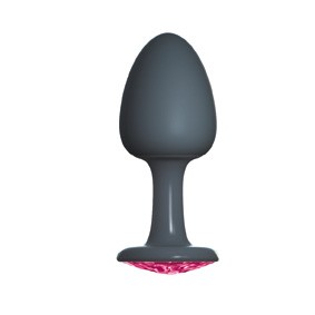 Plug Anal Bijou Geisha Ruby M - Noir et Rose