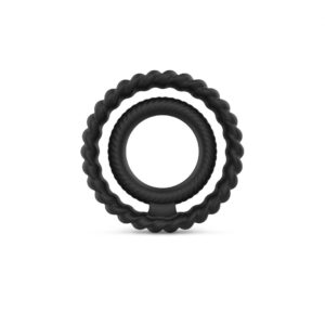 Cockring Dual ring Dorcel - Noir