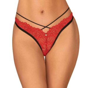 Mettia String - Rouge