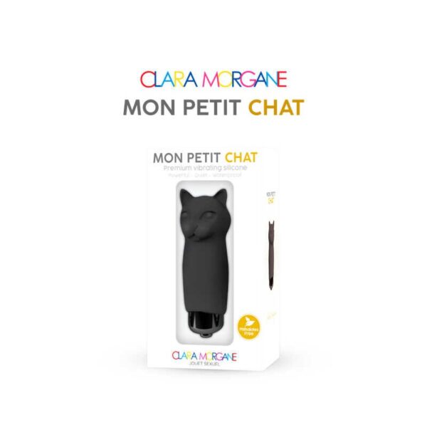 Mini vibromasseur Mon petit chat Clara Morgane - Noir – Image 4