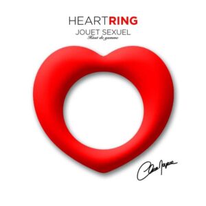 Heart ring - Anneau a effet retardant - Rouge