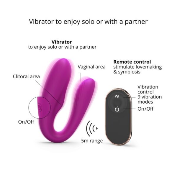 MATCH UP - Sweet Orchid - Jouet pour couple télécommandé – Image 3