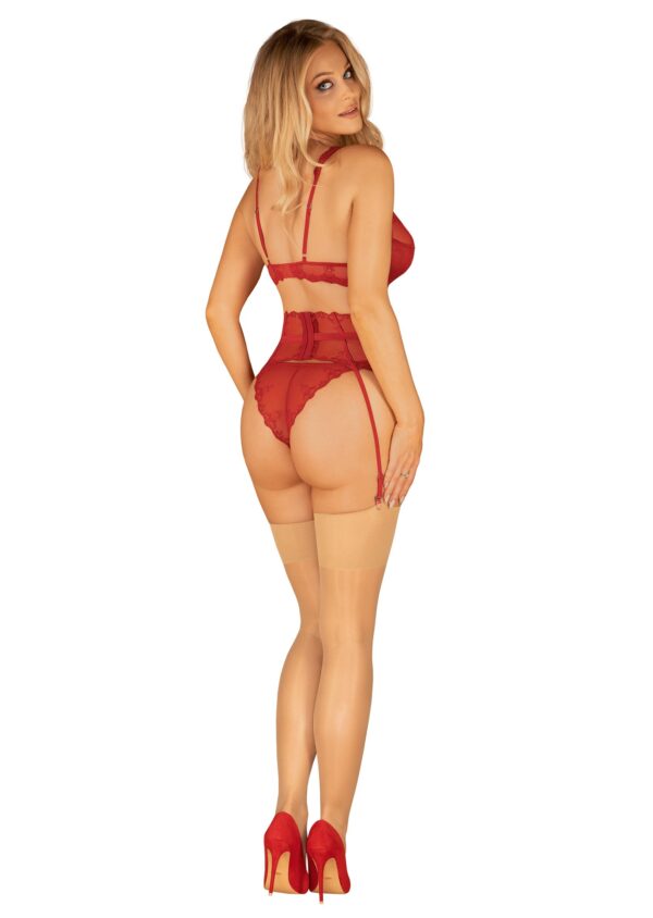 Lonesia porte jarretelles rouge – Image 5