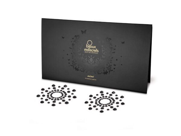 Mimi - Bijoux de seins Strass - Noir