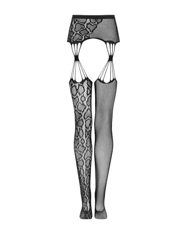 S821 Bas jarretelles - Noir – Image 13