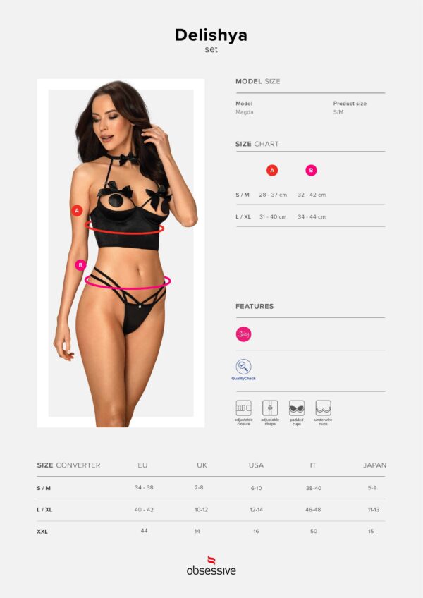 Delishya ensemble ouvert - Noir – Image 10