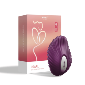 Pearl Violet - Vibromasseur magnétique contrôlé par application