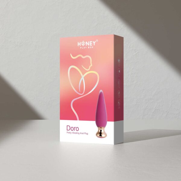 Doro plus - Plug anal vibrant télécommandé - Rose – Image 3