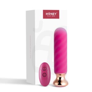 Rose twister - Plug anal vibrant télécommandé - Rose