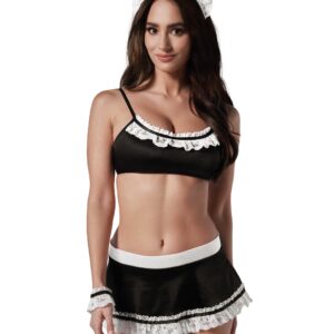 Maid set Costume de soubrette - Noir