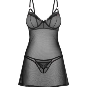 Euridia Nuisette et string - Noirs