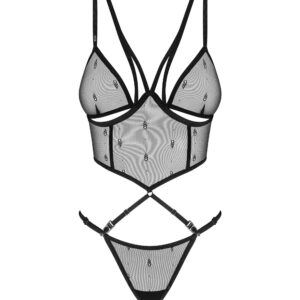 Anniverse special top et string - Noir